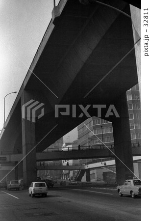 渋谷・渋谷駅南口、首都高速道路　昭和４５年 32811