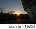 冬の東京夕日 39839