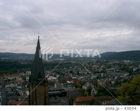 ドイツ　マールブルグ　町並み 43034