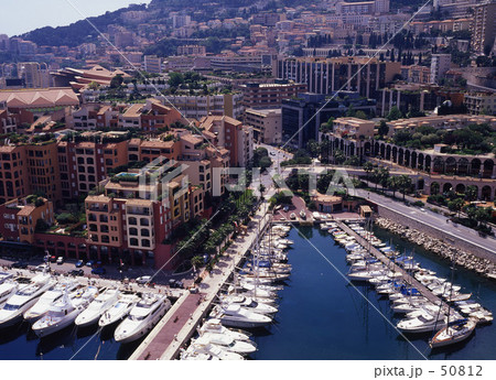 モナコのヨットハーバー 50812