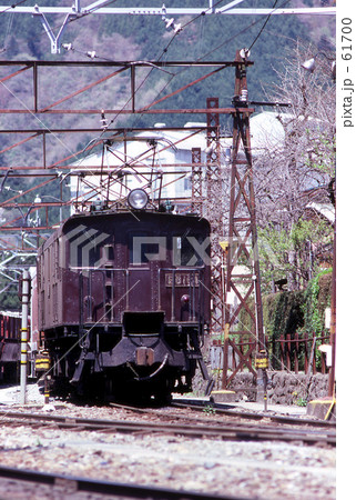 鉄道　国鉄：奥多摩駅構内　ED16-4 青梅線  1983年 61700