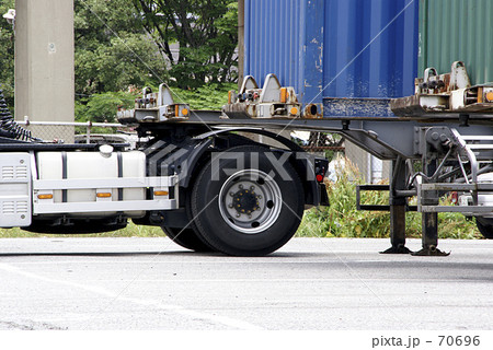 コンテナとトレーラー コンテナとトレーラー 70696