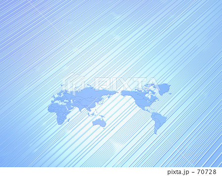 青い世界地図 70728