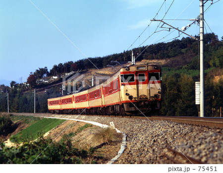 JNR・急行「ざおう4号」 7402D 東北本線 JNR・急行「ざおう4号」 7402D 東北本線 75451