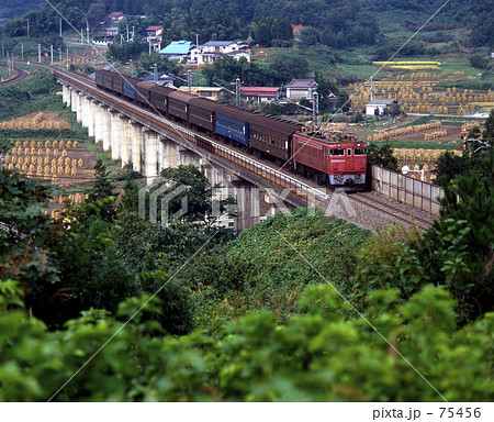 JNR・東北本線　普通１２８レ　　昭和５７年 75456