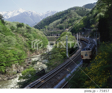 JNR・特急「とき2号」2002M 上越線 JNR・特急「とき2号」2002M 上越線 75857