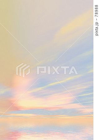 線の入った空 78988