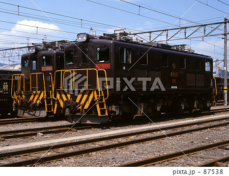 鉄道　私鉄　東武鉄道・佐野線　葛生駅構内　1981年 87538