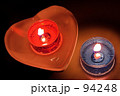 ハートとキャンドル 94248