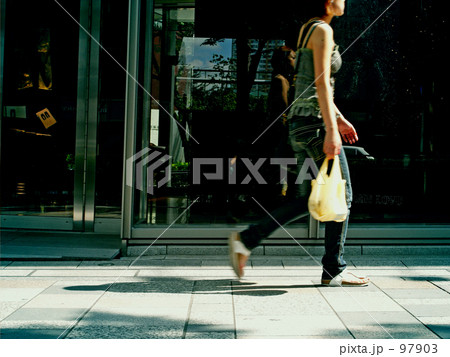 Woman who walks in town 97903