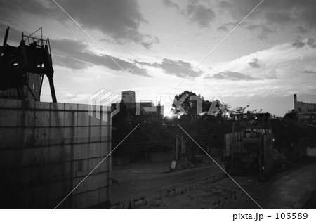 原宿 早朝の表参道 １９７０ 昭和４５年の写真素材 1065