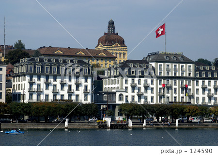 スイス・ルツェルンの街並－3 124590