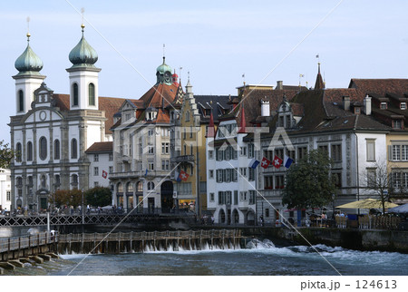 スイス・ルツェルンの街並－7 124613