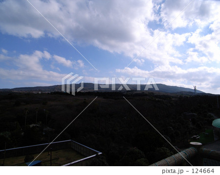 大島・三原山 124664