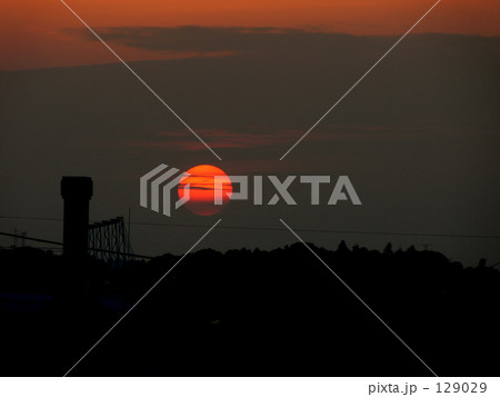 夕日の風景 夕日の風景 129029
