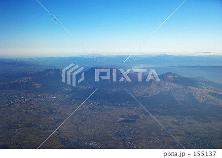 秋空の下の阿蘇 秋空の下の阿蘇 155137