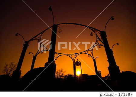 Park of evening glow 171597