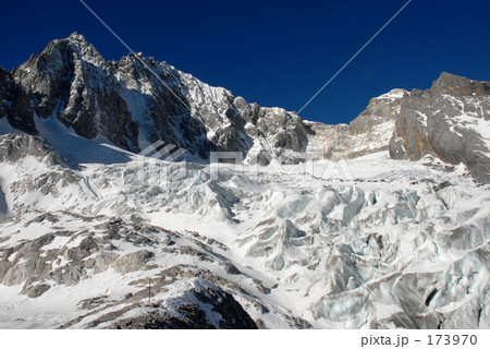 玉龍雪山の氷河 173970