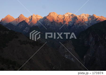 玉龍雪山残照 173974