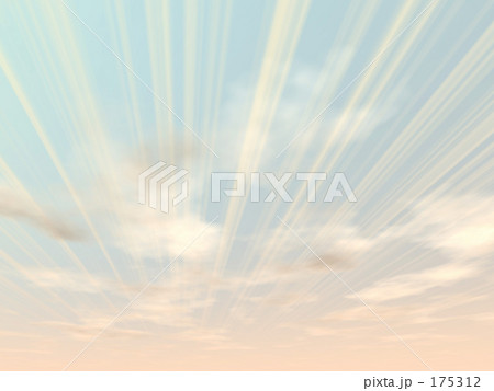 青い空の放射光 175312
