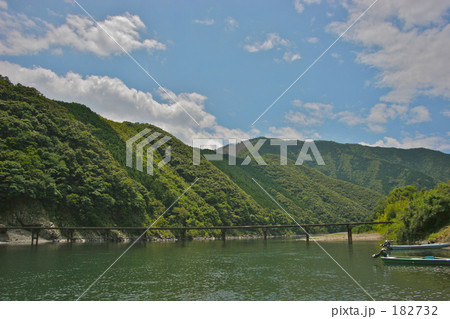 四万十川の岩間沈下橋 四万十川の岩間沈下橋 182732