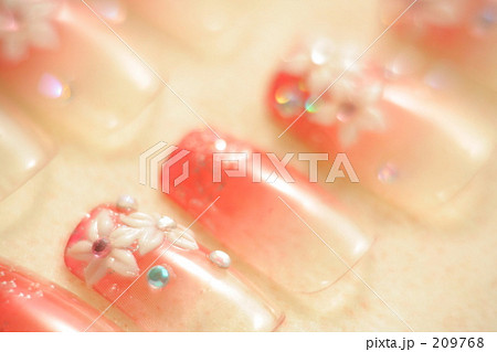 ネイルチップピンク(横) ネイルチップピンク(横) 209768