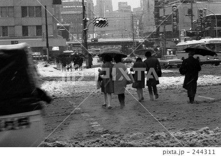 渋谷雪の日 244311