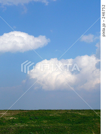 地平線と青空（たて）２ 246752