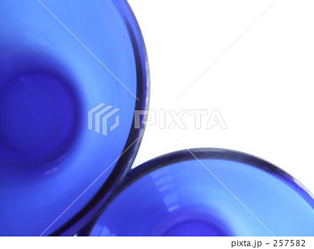 青いがラスの器 257582