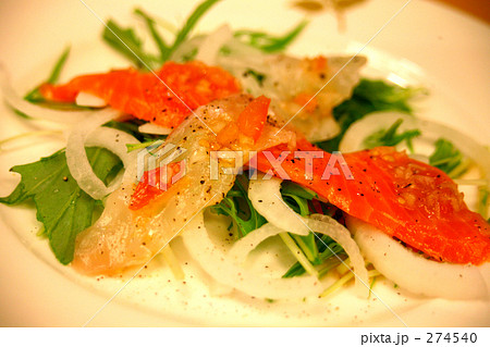 サーモンと真鯛のカルパッチョ 274540