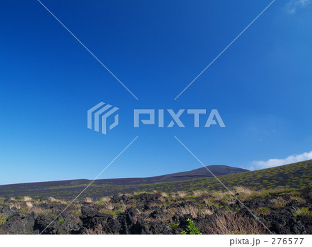 三原山、裏砂漠と青空 276577