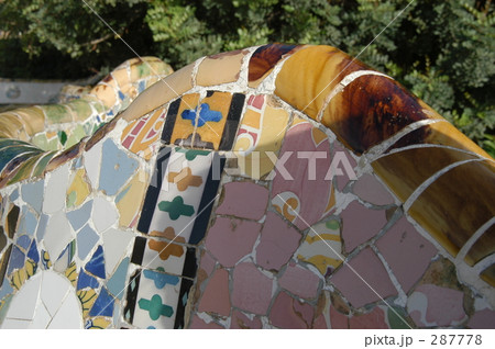 グエル公園のベンチ 287778