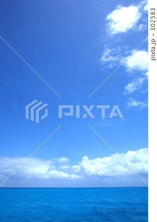 青空と海 302583