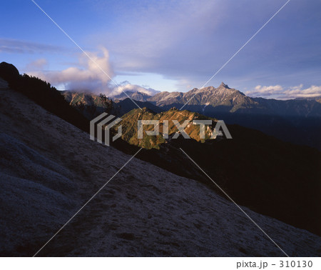 槍ヶ岳遠望 310130