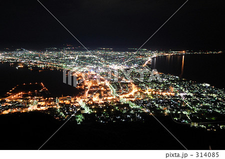 深夜の函館 314085