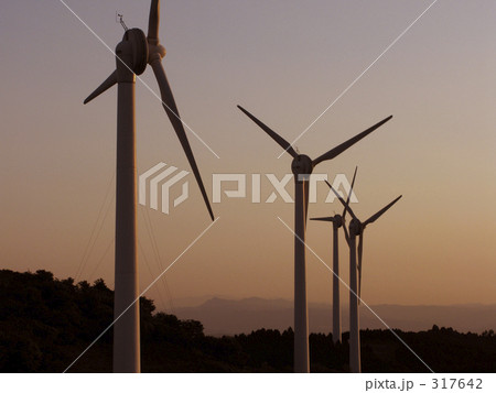 高原の夕景 317642