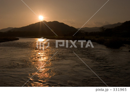 夕照旭川 331965