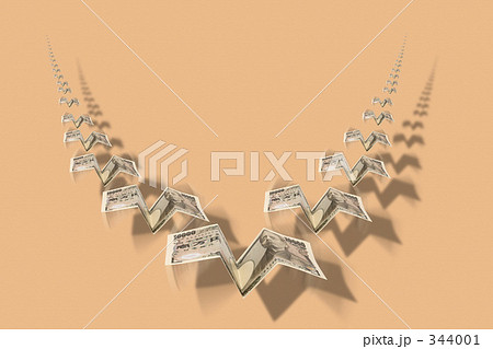 羽ばたく一万円札 羽ばたく一万円札 344001