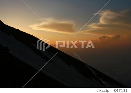 本八合目の夕暮れ 本八合目の夕暮れ 347151