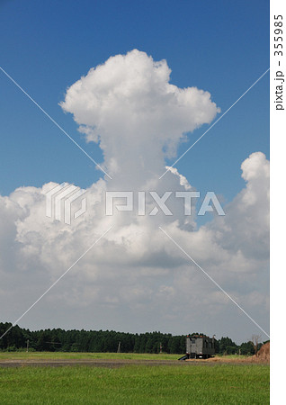キノコ雲の写真素材