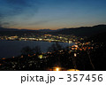 諏訪湖の夕暮れ 357456