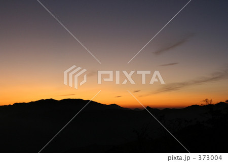 大峯の夕焼け 大峯の夕焼け 373004