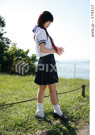 湘南のセーラー服女子高生 379317