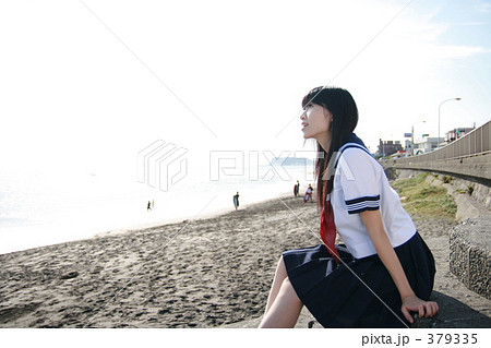 湘南のセーラー服女子高生 379335