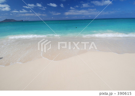 青い海空と白い砂 青い海空と白い砂 390615