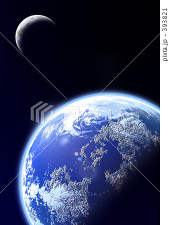 地球と月のイラスト素材 [393821] - PIXTA