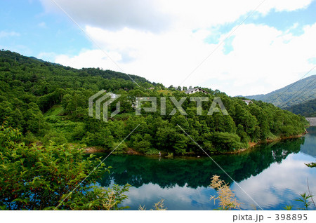 山と湖 398895