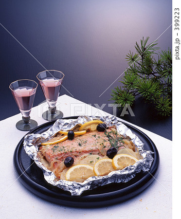 秋鮭のホイル包み焼き 秋鮭のホイル包み焼き 399223
