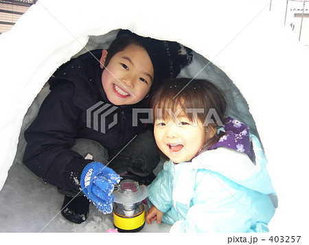 東京の雪でかまくら! 東京の雪でかまくら! 403257