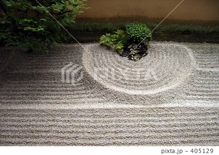 龍源院　阿吽の石庭　吽の石 405129